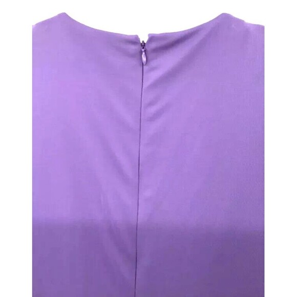 Lauren Ralph Lauren Stretch Crew Neck 3/4 Sleeve Dress in Wisteria size … - Picture 6 of 9